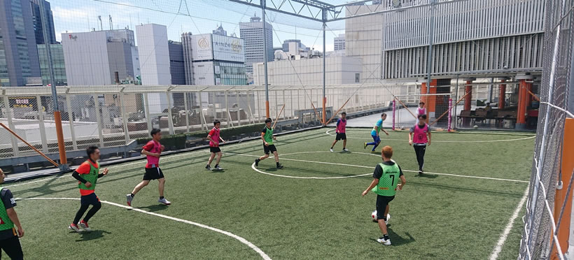 新宿ビックロスタジアム 銀座deフットサル